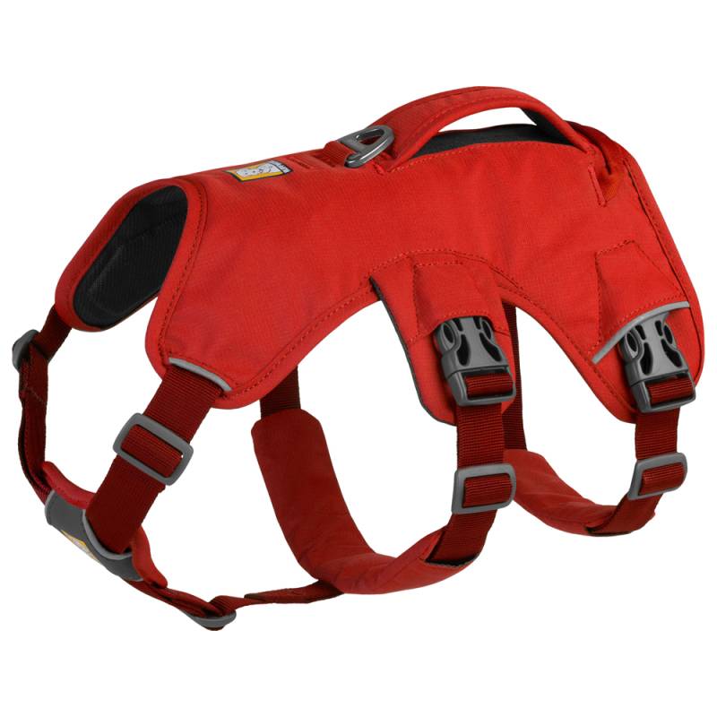 Ruffwear Hundegeschirr Web Master™ Harness rot, Gr. XXS, Brustumfang: ca. 33 - 43 cm von Ruffwear