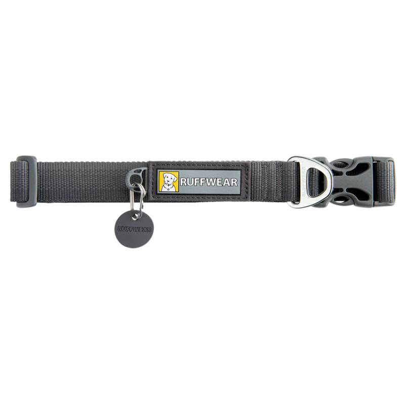 Ruffwear Hundehalsband Front Range™ Collar grau, Gr. 28cm-36cm, Breite: ca. 2 cm, Länge: ca. 28 - 36 cm von Ruffwear