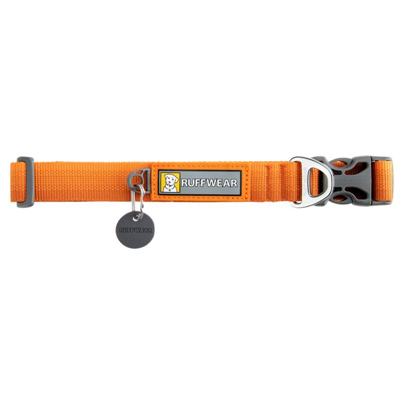 Ruffwear Hundehalsband Front Range™ Collar orange, Gr. 28cm-36cm, Breite: ca. 2 cm, Länge: ca. 28 - 36 cm von Ruffwear