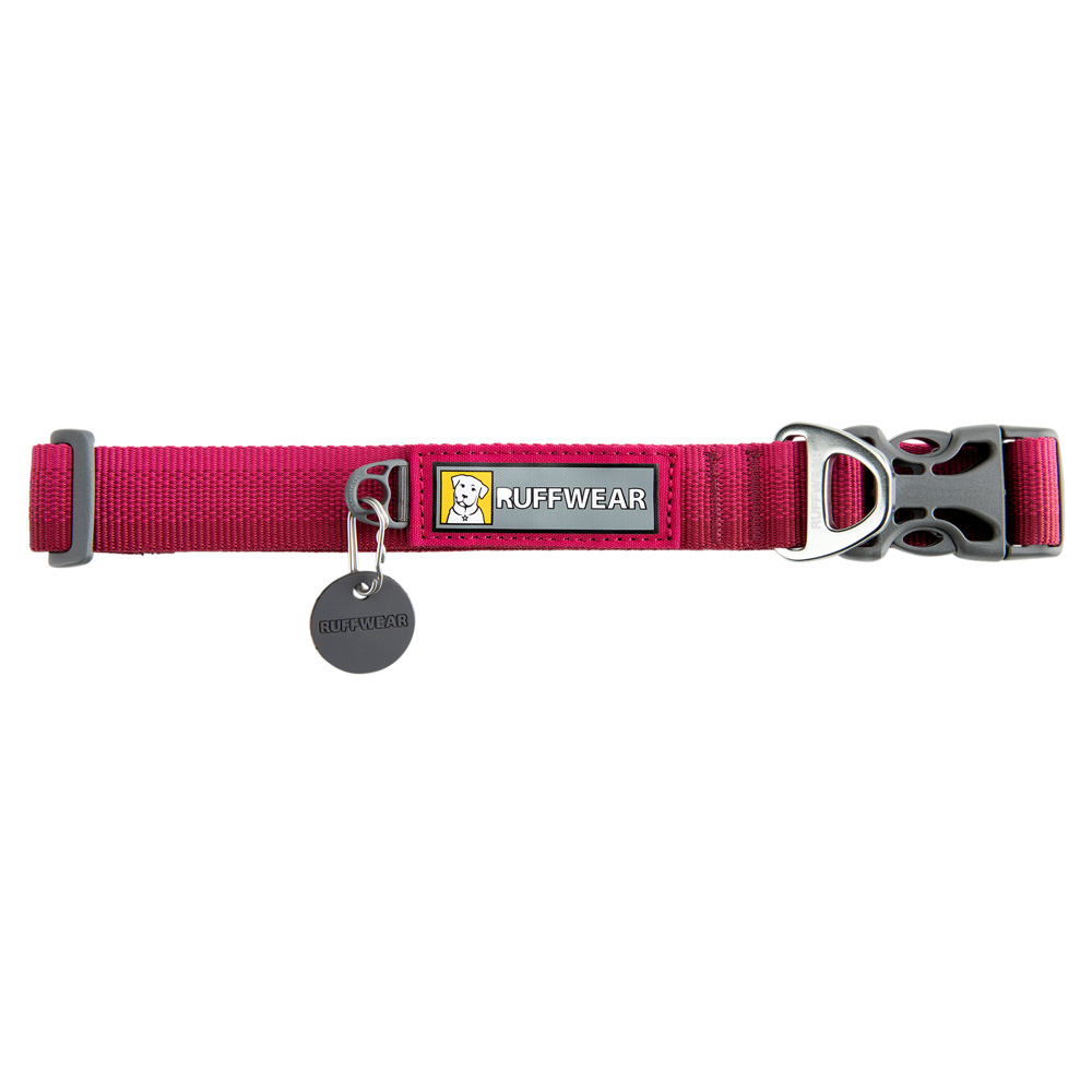 Ruffwear Hundehalsband Front Range™ Collar hibiscus pink, Gr. 51cm-66cm, Breite: ca. 2,5 cm, Länge: ca. 51 - 66 cm von Ruffwear