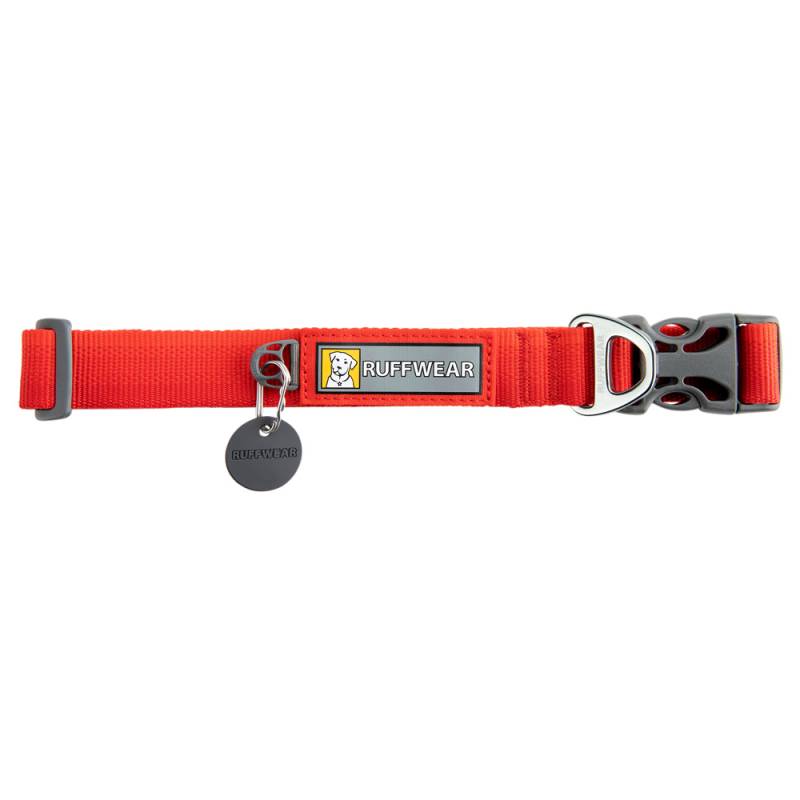 Ruffwear Hundehalsband Front Range™ Collar rot, Gr. 51cm-66cm, Breite: ca. 2,5 cm, Länge: ca. 51 - 66 cm von Ruffwear