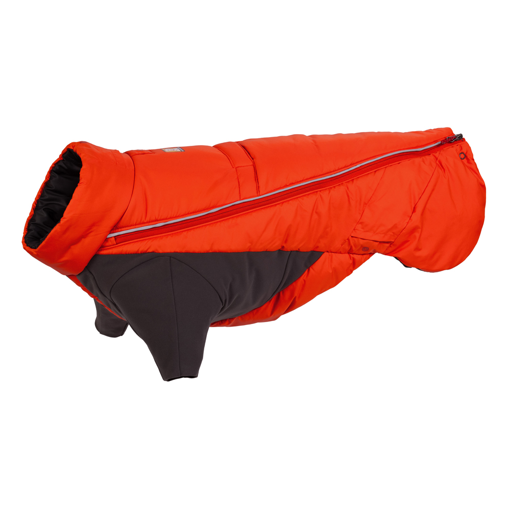 Ruffwear Hundemantel Furness™ Jacket rot, Gr. XXS, Rückenlänge: ca. 32 cm, Halsumfang: ca. 35 cm von Ruffwear