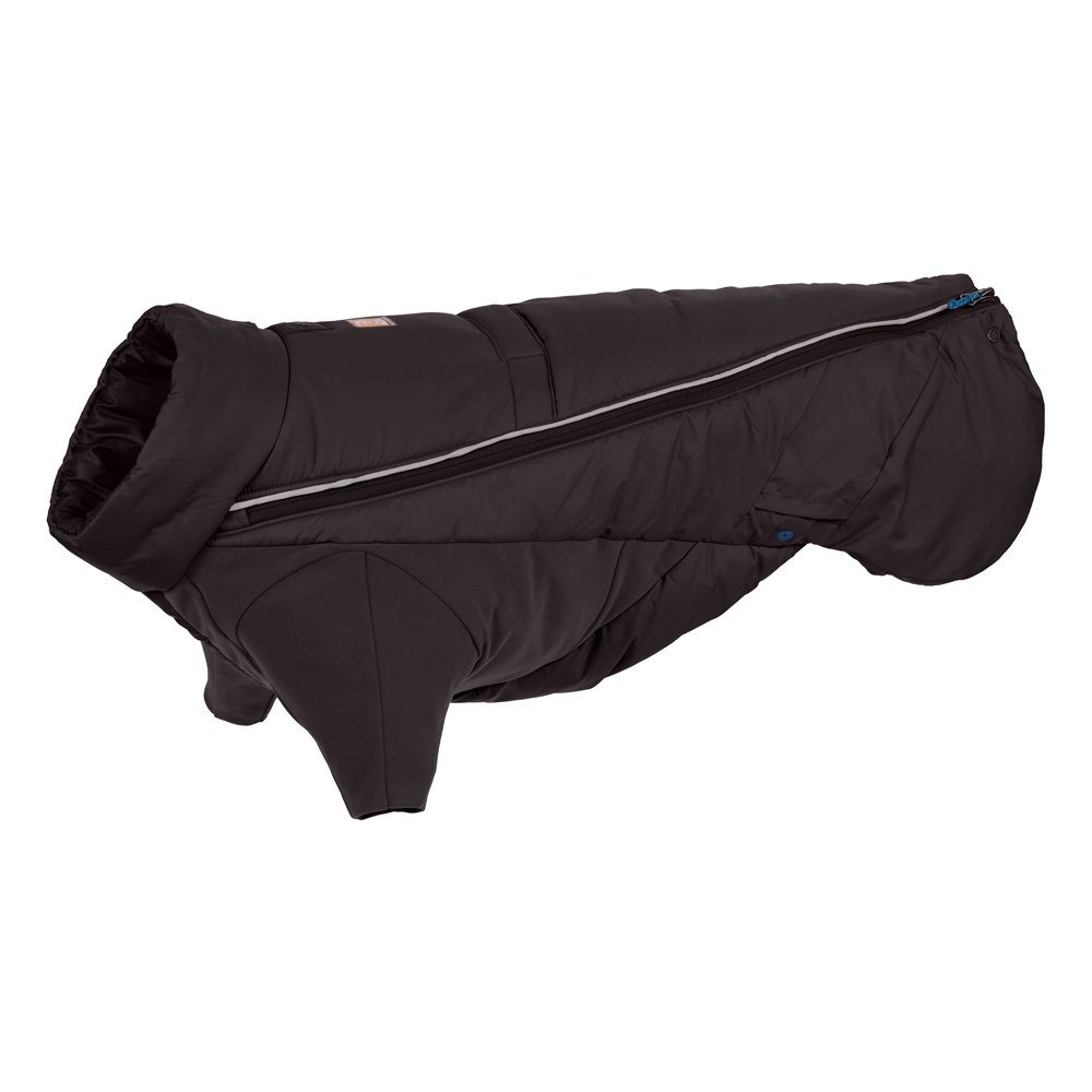 Ruffwear Hundemantel Furness™ Jacket schwarz, Gr. XXS, Rückenlänge: ca. 32 cm, Halsumfang: ca. 35 cm von Ruffwear