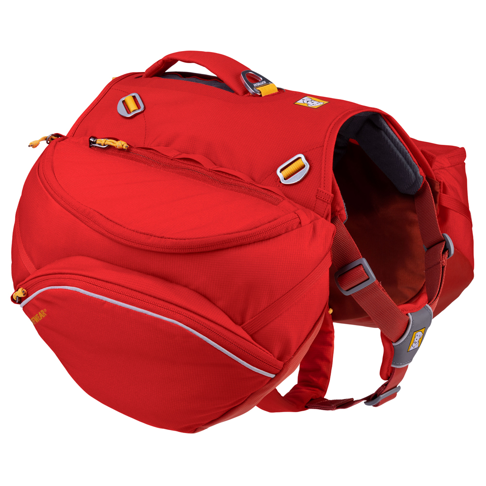 Ruffwear Hundepacktasche Palisades™ Pack rot, Gr. S, Bauchumfang: ca. 56 - 69 cm von Ruffwear