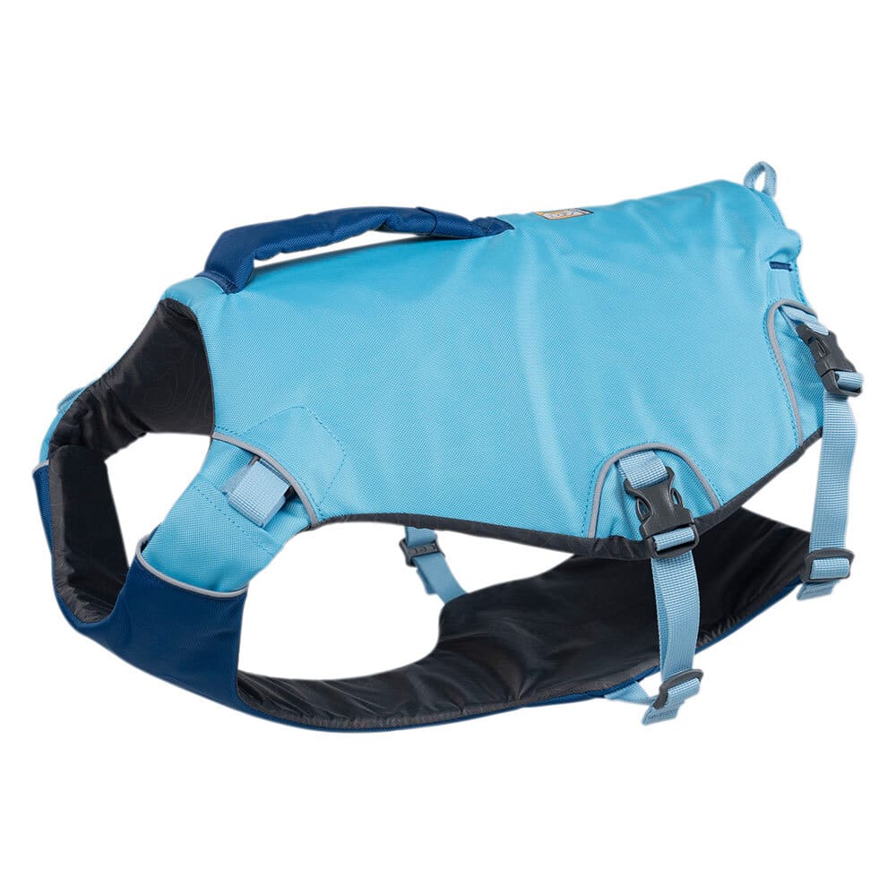 Ruffwear Hundeschwimmweste Confluence™ Life Jacket biolumin blue, Gr. M, Brustumfang: ca. 69 - 81 cm von Ruffwear