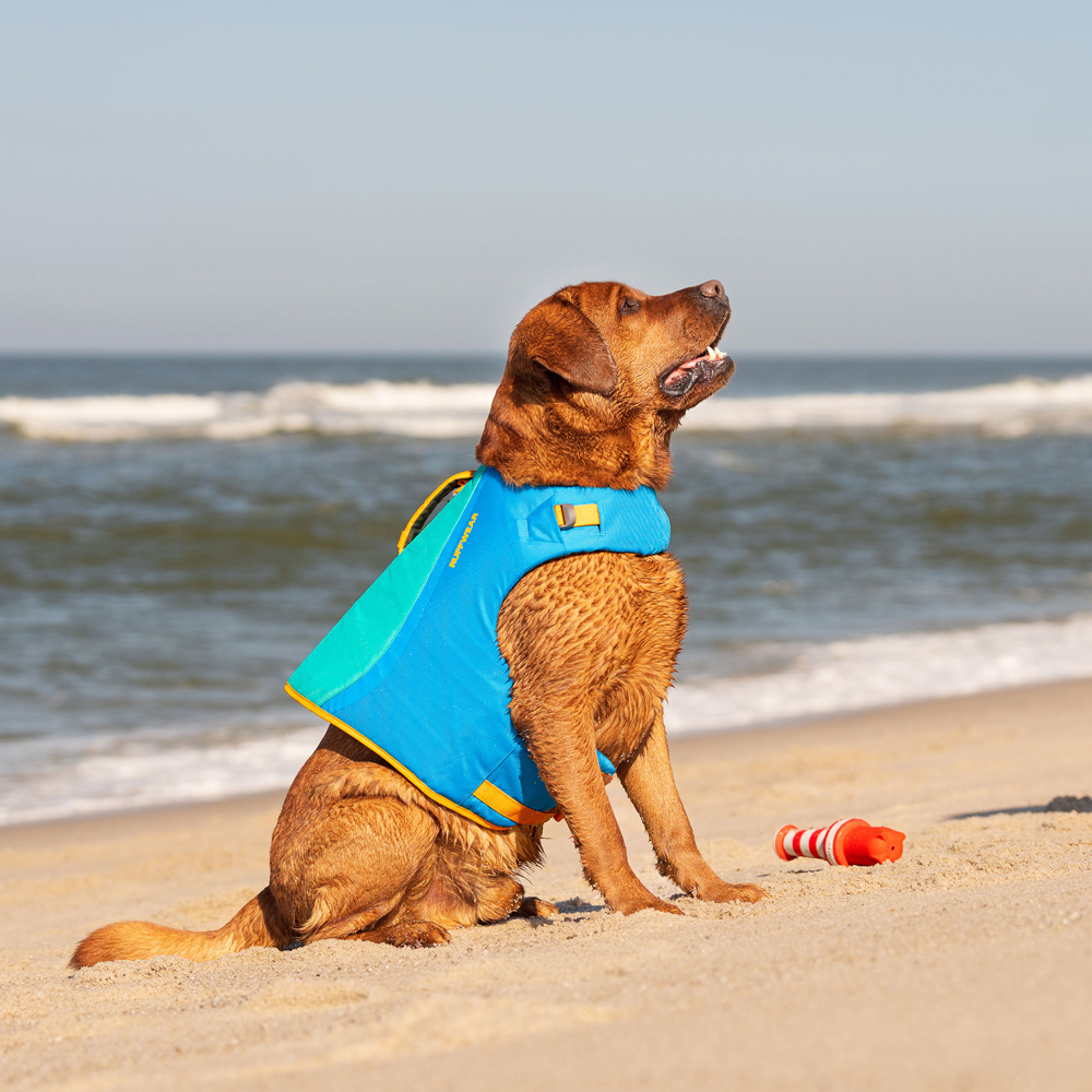 Ruffwear Hundeschwimmweste Float Coat blue dusk, Gr. XXS, Rückenlänge: ca. 18,5 cm, Brustumfang: ca. 33 - 43 cm, Halsumfang: ca. 27 - 32,5 cm von Ruffwear