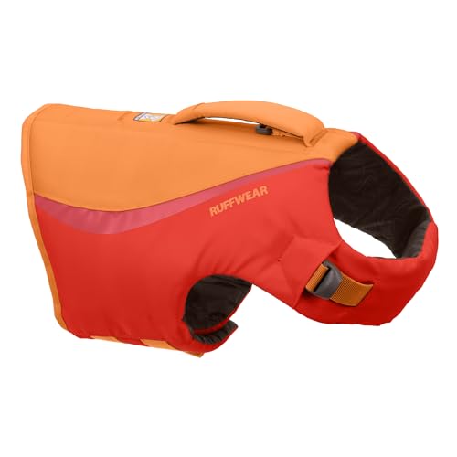 Ruffwear Float Coat Hundejacke, Auftrieb und Auftrieb, Hundeweste für sicheres Schwimmen, Bootfahren, Wassersport, Red Sumac, XX-Small von RUFFWEAR