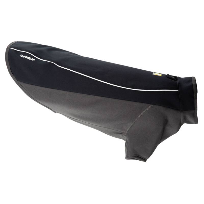 Ruffwear Softshell Hundemantel Cloud Chaser™ schwarz-grau, Gr. XS, Brustumfang: ca. 43 - 56 cm von Ruffwear