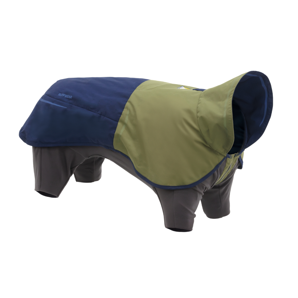Ruffwear Sun Shower Coverall Hundemantel, Midnight Blue - Größe M: 50 - 66 cm Rückenlänge von Ruffwear