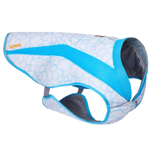 RUFFWEAR Hunde-Kühlweste Swamp Cooler™ Vest, SPF 50+, Maximale Abdeckung, kühlende Abdeckung mit Gurtzeug/Bleiportal, Sonnenschutz, um Haustiere kühl zu halten, Biolumin Blue, Medium, 69-81 cm RUFFWEAR Hunde-Kühlweste Swamp Cooler™ Vest, SPF 50+, Maximale Abdeckung, kühlende Abdeckung mit Gurtzeug/Bleiportal, Sonnenschutz, um Haustiere kühl zu halten, Biolumin Blue, Medium, 69-81 cm von RUFFWEAR
