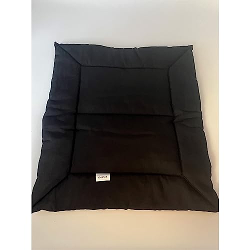 Ruggles Gesteppte Beinschoner - Unterbandagen | Extra Beinschutz | 4er Set (Schwarz oder Marineblau) 40 x 45 cm Schwarz von Ruggles