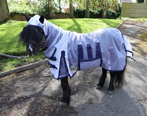 Ruggles Ultraleichte Miniatur-Fliegendecke für Shetlandpony, Esel, Abschnitt A und Miniaturpferd, Schwanzklappe, Bauchband, hervorragender Schutz vor Fliegen und Insekten, 90 cm Ruggles Ultraleichte Miniatur-Fliegendecke für Shetlandpony, Esel, Abschnitt A und Miniaturpferd, Schwanzklappe, Bauchband, hervorragender Schutz vor Fliegen und Insekten, 90 cm von Ruggles