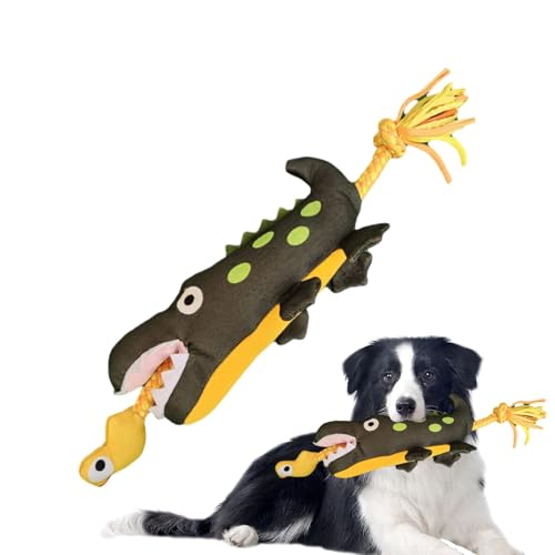 Ruhnjyg Kauspielzeug für Hunde, Tierform, Plüschpuppe, verschleißfest, quietschend, für kleine, mittelgroße und große Haustiere Ruhnjyg Kauspielzeug für Hunde, Tierform, Plüschpuppe, verschleißfest, quietschend, für kleine, mittelgroße und große Haustiere von Ruhnjyg
