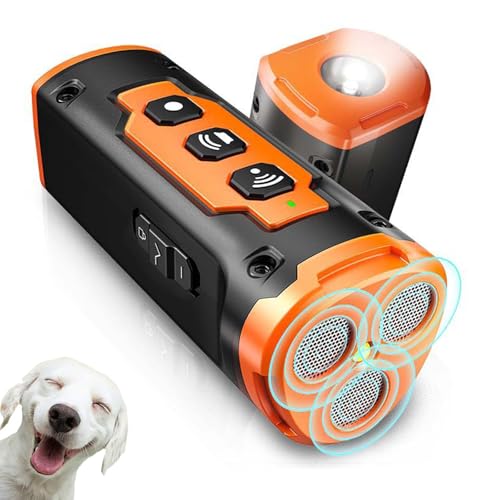 BarkStop Hundetrainer, Hundeabwehr Ultraschall, Training Fur Ruhiges Zuhause, Hundetrainern Entwickelt Fur Weniger Stress Und Mehr Harmonie (A) von Ruileyou