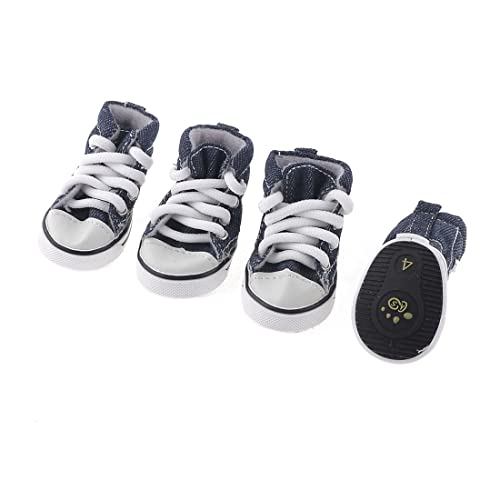 Ruilogod 2 Paare navy blau laufen laufstet hund chihuahua sneakers schuhe xs Ruilogod 2 Paare navy blau laufen laufstet hund chihuahua sneakers schuhe xs von Ruilogod