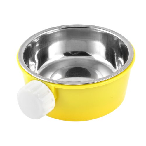 Ruilogod 2 in 1 Runde Haustier-Katzen-Hundefutter Wasserfutter Fest-Schüssel-Teller Gelb Ruilogod 2 in 1 Runde Haustier-Katzen-Hundefutter Wasserfutter Fest-Schüssel-Teller Gelb von Ruilogod