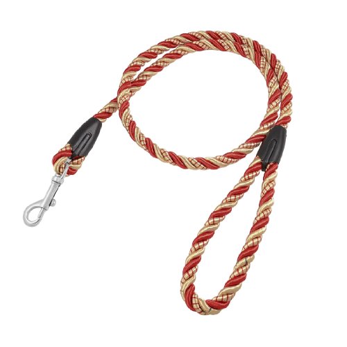 Ruilogod 3.9 ft x 0,4 "Hummerhaken Runde Rot Khaki Twisted Seil Pet Hundeleine Leine Ruilogod 3.9 ft x 0,4 "Hummerhaken Runde Rot Khaki Twisted Seil Pet Hundeleine Leine von Ruilogod