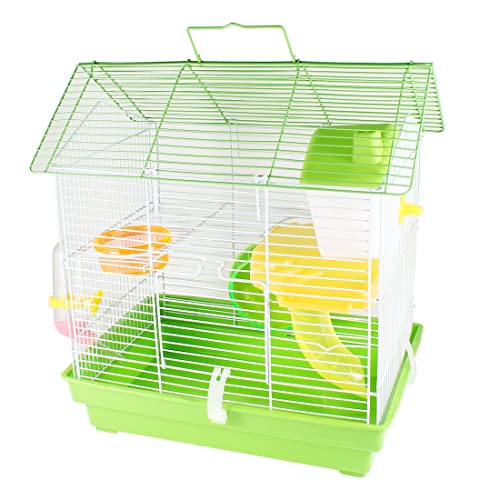 Ruilogod 35cm Höhe Hamster Gerbil Mäuse Rotary Exercise Wheel House Cage Grün Ruilogod 35cm Höhe Hamster Gerbil Mäuse Rotary Exercise Wheel House Cage Grün von Ruilogod