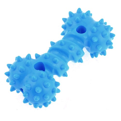 Ruilogod 4.3 "Länge strukturiertes holpriges blaues Kauwissene Knochenspielzeug für Haustier Hund Hund von Ruilogod