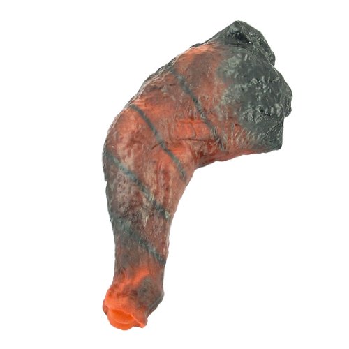 Ruilogod 7.5" Länge Rot Schwarz Gummi-Huhn Bein geformt Squeaky Hund Spielzeug Ruilogod 7.5" Länge Rot Schwarz Gummi-Huhn Bein geformt Squeaky Hund Spielzeug von Ruilogod