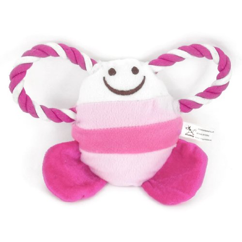 Ruilogod 8,5 "langes Haustier Twisted Tug Seil Tropical Fish Design Squeeze Squeeak Puppe Spielzeug Rosa Ruilogod 8,5 "langes Haustier Twisted Tug Seil Tropical Fish Design Squeeze Squeeak Puppe Spielzeug Rosa von Ruilogod