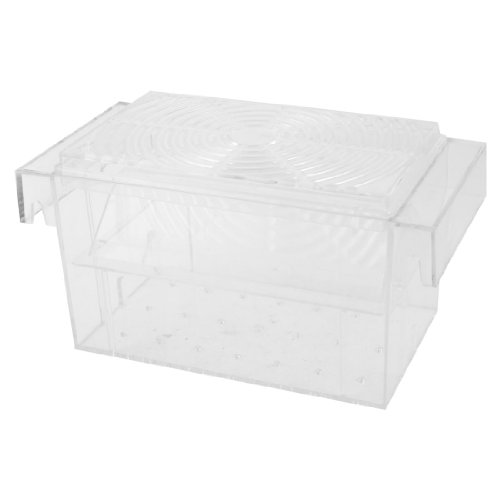 Ruilogod Aquarium-Kunststoff-Vierteile Fisch-Spawn-Brüter-Züchter-Fall-Box Ruilogod Aquarium-Kunststoff-Vierteile Fisch-Spawn-Brüter-Züchter-Fall-Box von Ruilogod