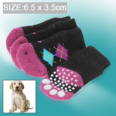 Ruilogod Argyle Muster Welpen Hund Socken (6,8 x 3,3 cm) von Ruilogod