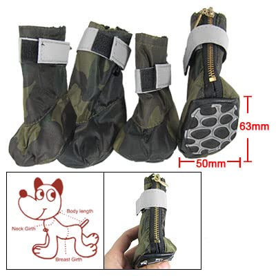 Ruilogod Army Camouflage Winter Schutzschuhe Hundeschuhe Medium Ruilogod Army Camouflage Winter Schutzschuhe Hundeschuhe Medium von Ruilogod
