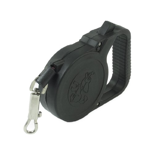 Ruilogod Beweglicher Auto-einziehbarer Leine-Bügel für Welpen Hund Gürtel 9.8ft Schwarz Ruilogod Beweglicher Auto-einziehbarer Leine-Bügel für Welpen Hund Gürtel 9.8ft Schwarz von Ruilogod