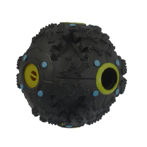 Ruilogod Black Hard Plastic Quack Sound Ball Dog Doggie Lustiges Spielzeug Ruilogod Black Hard Plastic Quack Sound Ball Dog Doggie Lustiges Spielzeug von Ruilogod