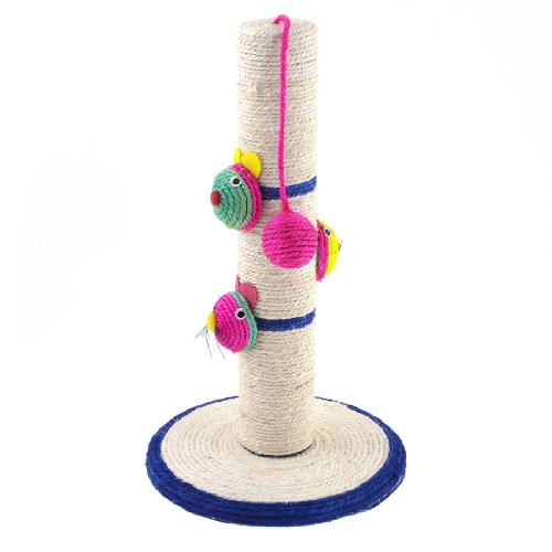 Ruilogod Blue White Base Scratch Post Scratching Pole Spielzeug Spielzeug für Haustiere Ruilogod Blue White Base Scratch Post Scratching Pole Spielzeug Spielzeug für Haustiere von Ruilogod