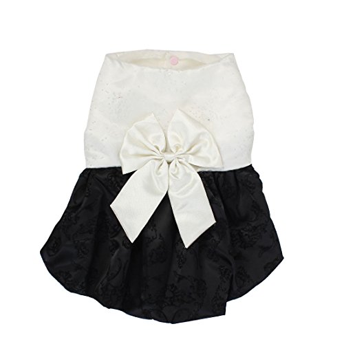 Ruilogod Blumen Muster Pet Puppy Princess Bowknot Party Kleid Rock L Weiß Ruilogod Blumen Muster Pet Puppy Princess Bowknot Party Kleid Rock L Weiß von Ruilogod