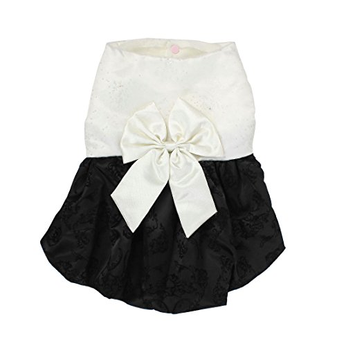 Ruilogod Blumen Muster Pet Puppy Princess Bowknot Party Kleid Rock XS Weiß Ruilogod Blumen Muster Pet Puppy Princess Bowknot Party Kleid Rock XS Weiß von Ruilogod