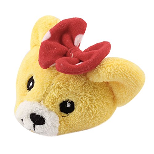 Ruilogod Bowknot Details Bär Er Anzeigenförmiges Pet Sound Training Squeeze Spielzeug Gelb Ruilogod Bowknot Details Bär Er Anzeigenförmiges Pet Sound Training Squeeze Spielzeug Gelb von Ruilogod