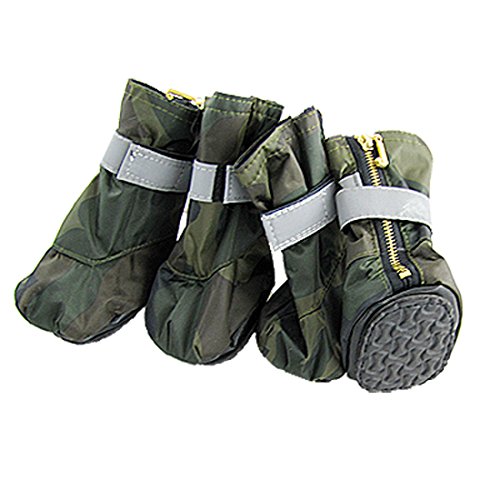 Ruilogod Camouflage-Armee-Winter-Schutzhaustierhundschuhe groß Ruilogod Camouflage-Armee-Winter-Schutzhaustierhundschuhe groß von Ruilogod