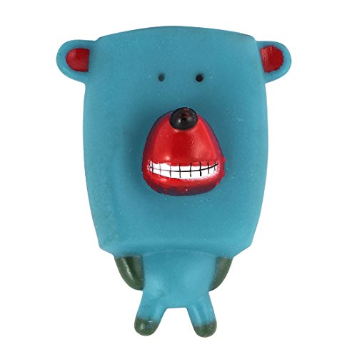 Ruilogod Cartoon Shaped Pet Cat Sound quietschende kauen Spielzeug Blau Rot Ruilogod Cartoon Shaped Pet Cat Sound quietschende kauen Spielzeug Blau Rot von Ruilogod