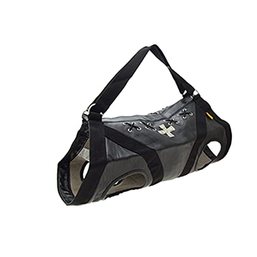 Ruilogod Casual Pet Welpen Hund Auto PU Carrier Reise Einkaufstasche Tragetasche Rucksack Ruilogod Casual Pet Welpen Hund Auto PU Carrier Reise Einkaufstasche Tragetasche Rucksack von Ruilogod