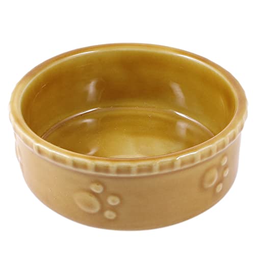Ruilogod Ceramic Pet Futternapf runde Form Abendessen Feeder Kaffee Farbe Ruilogod Ceramic Pet Futternapf runde Form Abendessen Feeder Kaffee Farbe von Ruilogod