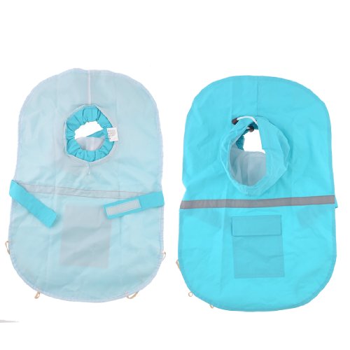 Ruilogod Chihuaha Blauer abnehmbarer Verschluss Hoodie Pullover Raincoat Regenbekleidung 2XL Ruilogod Chihuaha Blauer abnehmbarer Verschluss Hoodie Pullover Raincoat Regenbekleidung 2XL von Ruilogod
