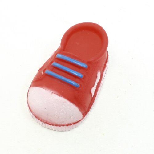 Ruilogod Doggie Squeeze Squeaker Sportschuhe Design Spielzeug Rot Ruilogod Doggie Squeeze Squeaker Sportschuhe Design Spielzeug Rot von Ruilogod