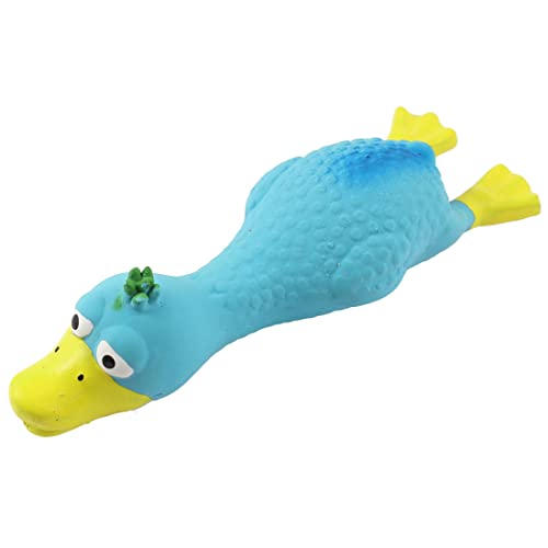 Ruilogod Duck Form Pet Ton Squeeze Spielzeug spielt Blau Gelb Ruilogod Duck Form Pet Ton Squeeze Spielzeug spielt Blau Gelb von Ruilogod