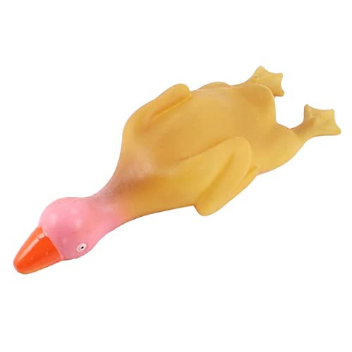 Ruilogod Ente Art-Haustier-Squeeze Sounding quietschend Spielzeug Brown von Ruilogod