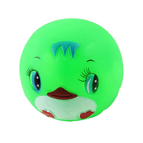 Ruilogod Ente Muster Runde Hund Welpen Spielen quietschende Spielzeug Ball Grün Ruilogod Ente Muster Runde Hund Welpen Spielen quietschende Spielzeug Ball Grün von Ruilogod