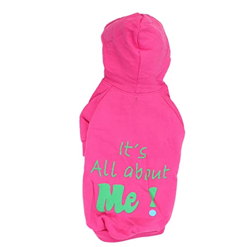 Ruilogod Es dreht sich alles um mich Haustierhund warme Kleidung Hoodie Mantel Bekleidung s rosa Ruilogod Es dreht sich alles um mich Haustierhund warme Kleidung Hoodie Mantel Bekleidung s rosa von Ruilogod