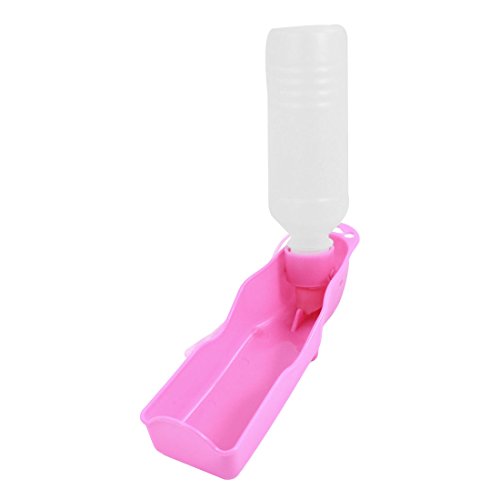 Ruilogod Fuchsia Basis einer klaren Flasche aus Kunststoff Haustier sicher Automatische Drinker 250ml Ruilogod Fuchsia Basis einer klaren Flasche aus Kunststoff Haustier sicher Automatische Drinker 250ml von Ruilogod