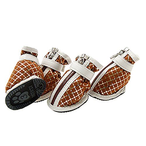 Ruilogod Glarling Schutzstiefel Pet Sport Hund Schuhe 3# Ruilogod Glarling Schutzstiefel Pet Sport Hund Schuhe 3# von Ruilogod
