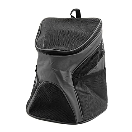 Ruilogod Grey Cat Dog Haustier Atmungsaktive Mesh Rucksack Doppelter Schultertasche Reiseträger Ruilogod Grey Cat Dog Haustier Atmungsaktive Mesh Rucksack Doppelter Schultertasche Reiseträger von Ruilogod