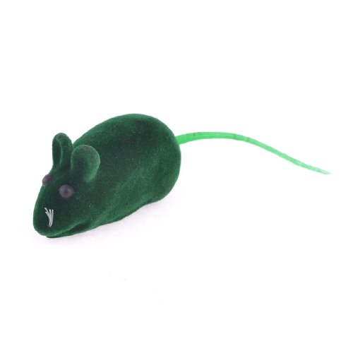 Ruilogod Grüne Mausform Schwarzes Augen Quietschendes Kauspielzeug für Haustierhund Ruilogod Grüne Mausform Schwarzes Augen Quietschendes Kauspielzeug für Haustierhund von Ruilogod
