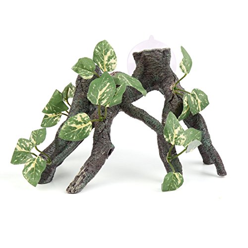 Ruilogod Grüner Kunststoffharz Treibholz Aquarium Aquarium Tank Terrarium Dekoration Ornament für Reptilien Ruilogod Grüner Kunststoffharz Treibholz Aquarium Aquarium Tank Terrarium Dekoration Ornament für Reptilien von Ruilogod