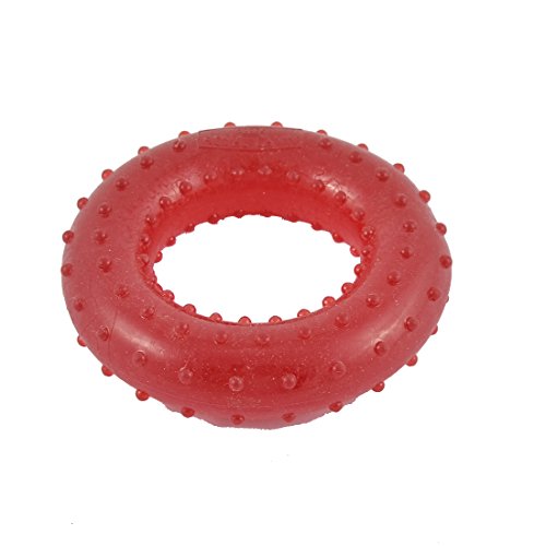 Ruilogod Gummi Zahnen kleines Spiel Ring Schleifen Molar Spielzeug Haustier Hund 9 cm Rot Ruilogod Gummi Zahnen kleines Spiel Ring Schleifen Molar Spielzeug Haustier Hund 9 cm Rot von Ruilogod
